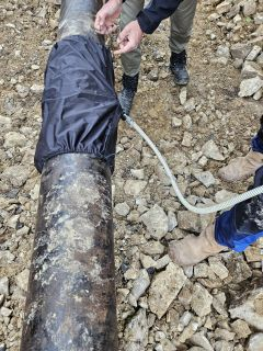 HFS Tuch an erdverlegter Leitung 